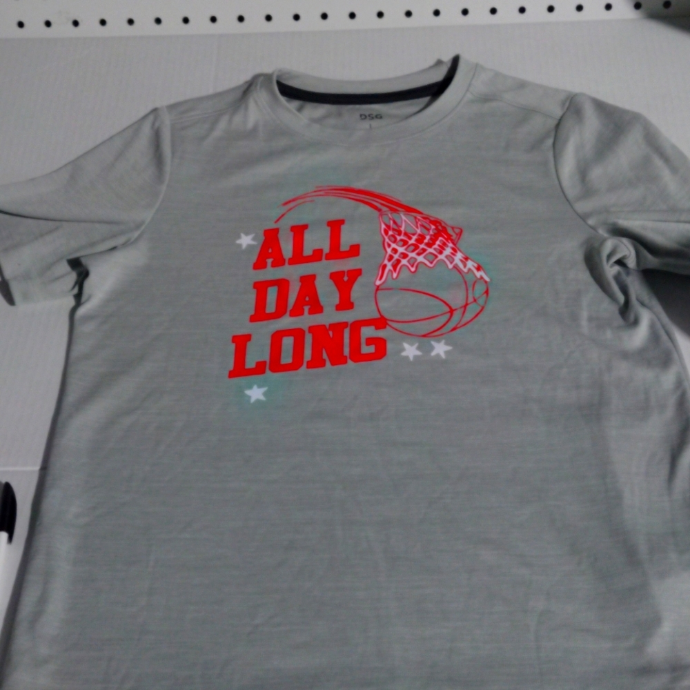 DSG great boys tee. "All day long" size large